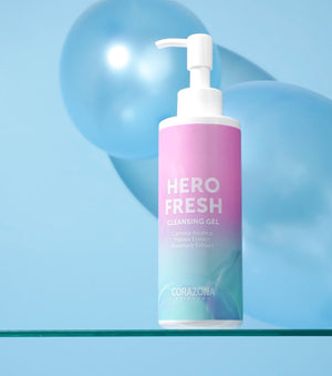 Facial Cleansing Gel Hero Fresh - CorazonaBeauty