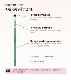 Blending Brush #240 - CorazonaBeauty
