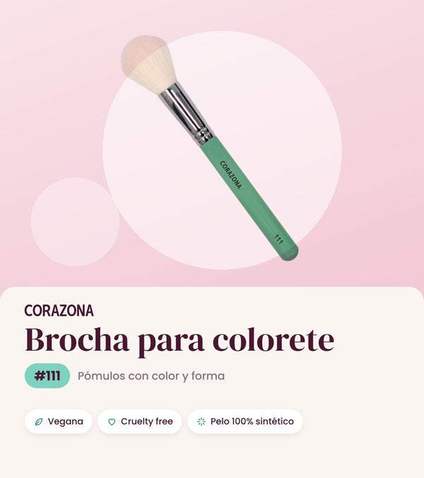 Blush Brush #111 - CorazonaBeauty