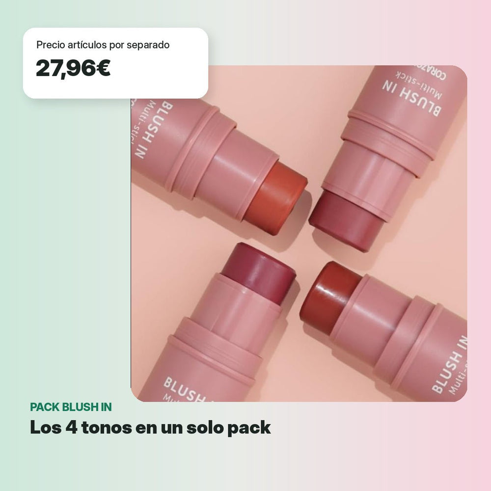 Blush In Multi-stick Blush Pack – 4 Shades - CorazonaBeauty