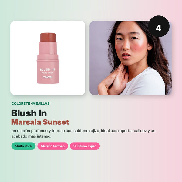 Blush In Multi-stick Blush Pack – 4 Shades - CorazonaBeauty