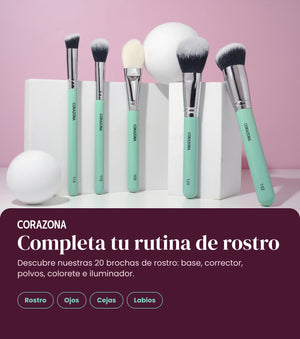 Brocha mofeta multiusos #130 CORAZONA - infografía colección