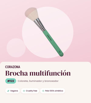 Brocha multifunción #122 CORAZONA - infografía portada