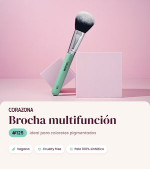 Brocha multifunción #125 CORAZONA - infografía portada