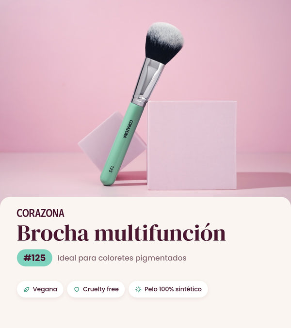 Brocha multifunción #125 CORAZONA - infografía portada