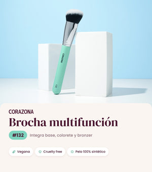 Brocha multifunción #132 CORAZONA - infografía portada