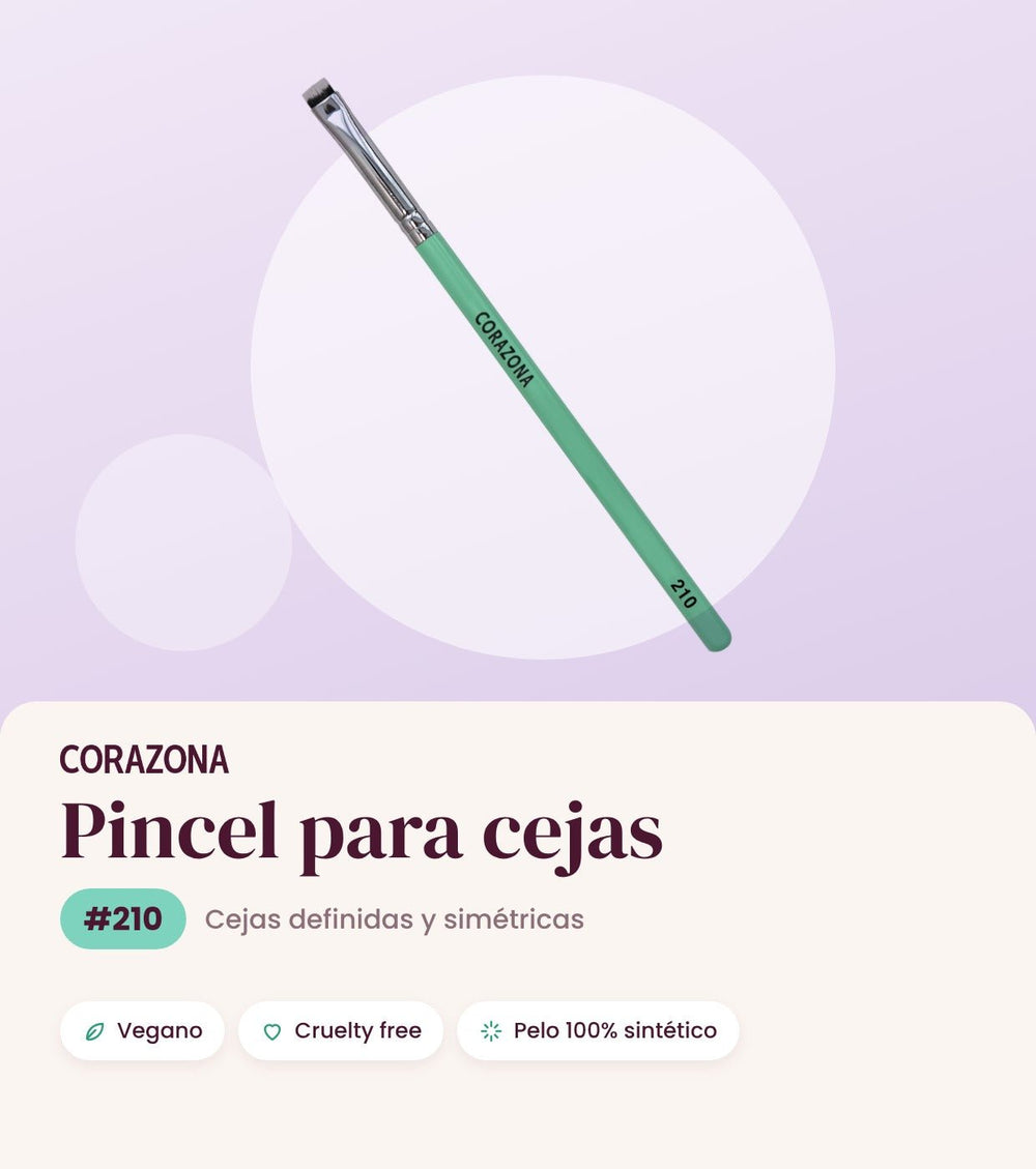 Pincel para cejas #210 CORAZONA - imagen 1