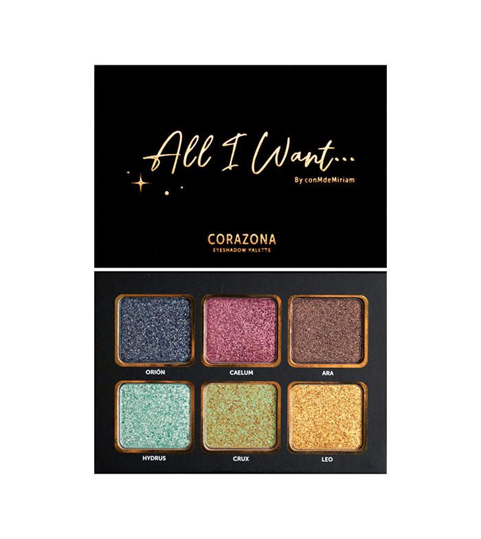 ConMdeMiriam Collection - Pressed pigment palette All I Want - CorazonaBeauty