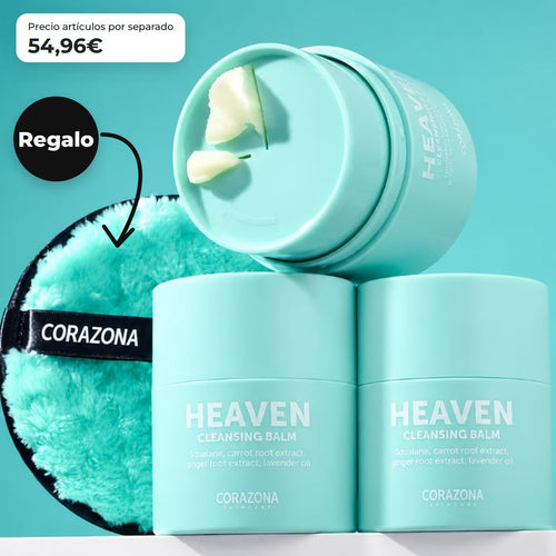 Heaven Cleansing Balm Pack of 3 + Free Reusable Pad – CORAZONA