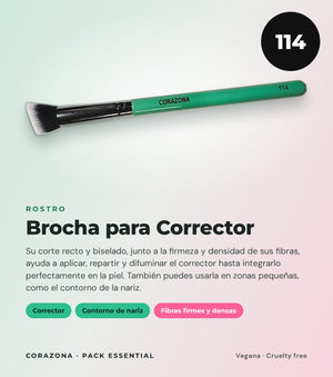 Essential Brush Set – 5 Brushes + Free Brush Canister – CORAZONA