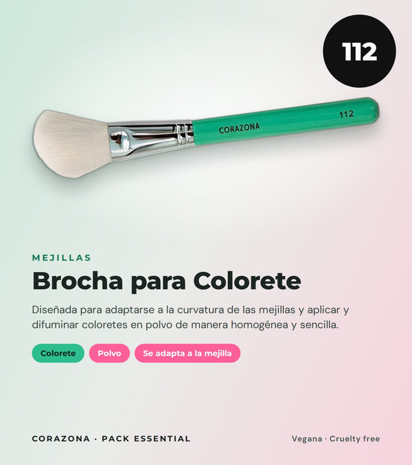 Essential Brush Set – 5 Brushes + Free Brush Canister – CORAZONA