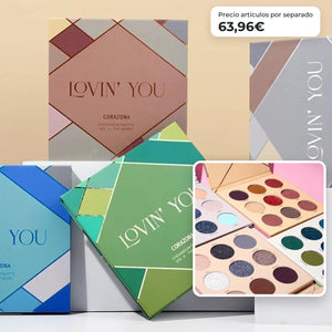 Total Lovin' You Eyeshadow Palette Pack – 4 Palettes – CORAZONA