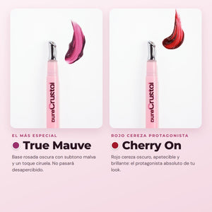 CORAZONA - Set Pure Crystal Tinted Lip Serum Edición Limitada - 6 Tintes Labiales Sérum con Aplicador Metálico Efecto Frío - Acabado Glossy y Tinte de Larga Duración - CorazonaBeauty