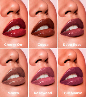 CORAZONA - Set Pure Crystal Tinted Lip Serum Edición Limitada - 6 Tintes Labiales Sérum con Aplicador Metálico Efecto Frío - Acabado Glossy y Tinte de Larga Duración - CorazonaBeauty