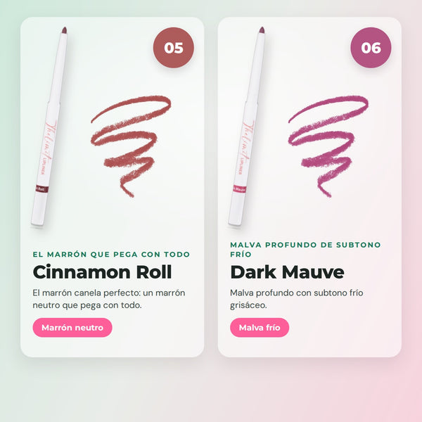 The Limit Lip Liner Full Set – 8 Shades – CORAZONA