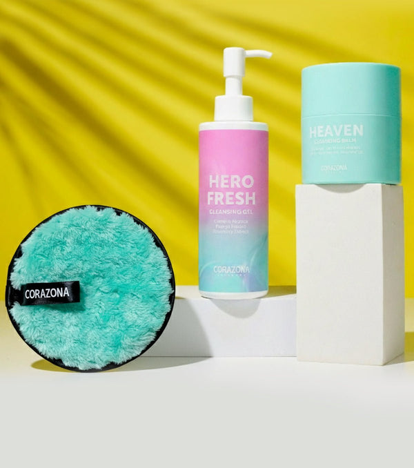 Double cleansing Pack - CorazonaBeauty