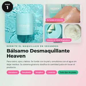 Double Cleansing Skincare Pack – Heaven Balm, Hero Fresh Gel & Reusable Pad - CorazonaBeauty