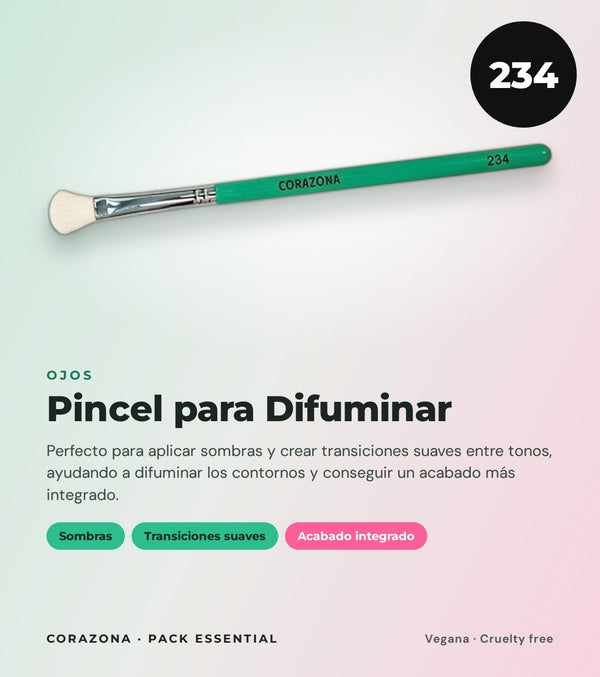 Essential Brush Set – 5 Brushes + Free Brush Canister - CorazonaBeauty