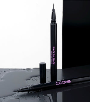 Eyeliner Black on Black - CorazonaBeauty