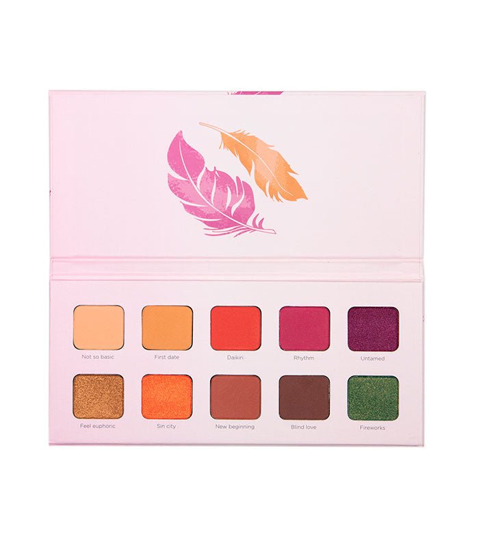 Eyeshadow Palette Feather Collection by Trihia - CorazonaBeauty