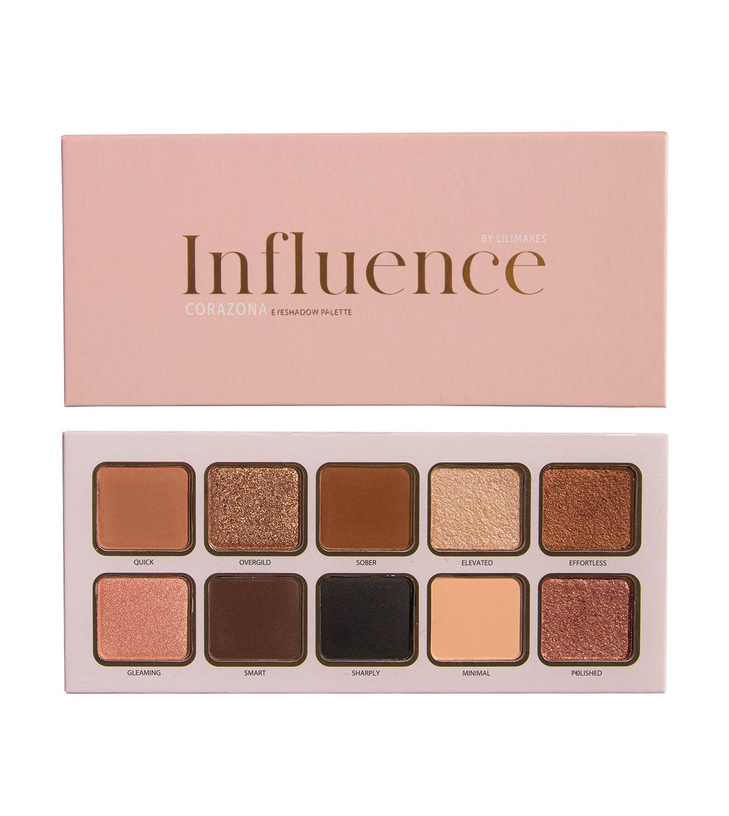 Eyeshadow Palette Influence Collection by Lilimakes - CorazonaBeauty
