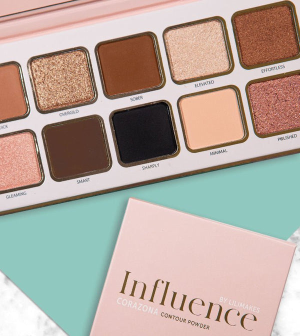 Eyeshadow Palette Influence Collection by Lilimakes - CorazonaBeauty