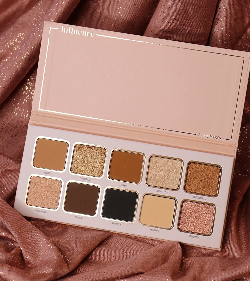 Eyeshadow Palette Influence Collection by Lilimakes - CorazonaBeauty