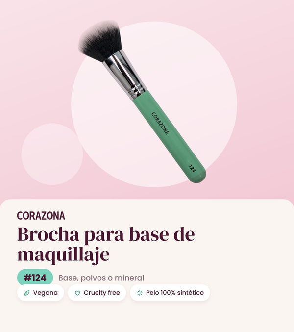 Foundation Brush #124 - CorazonaBeauty