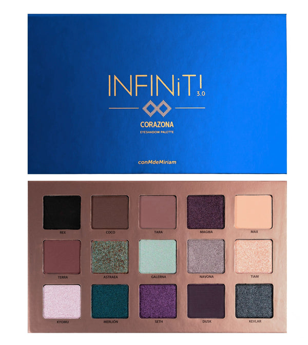 INFINIT! 3.0 by conMdeMiriam Eyeshadow palette - CorazonaBeauty