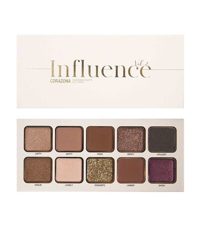 Influence Collection by Lilimakes - Eyeshadow Palette - Vol. 2 - CorazonaBeauty
