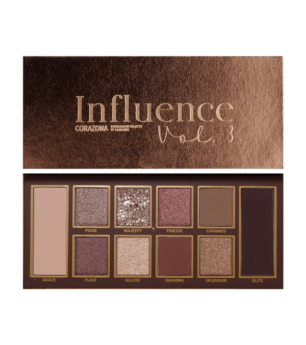 Influence Collection by Lilimakes - Eyeshadow Palette - Vol. 3 - CorazonaBeauty