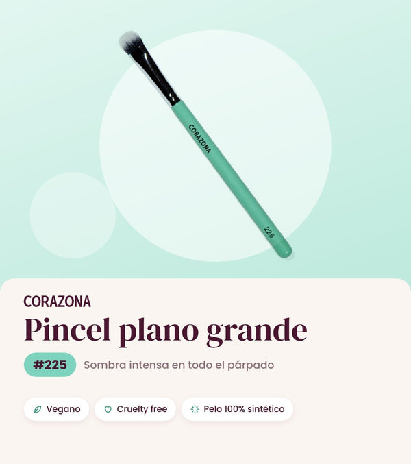 Large Flat Brush #225 - CorazonaBeauty