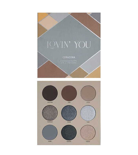Lovin' You Eyeshadow Palette - Vol. 3 The Cools - CorazonaBeauty