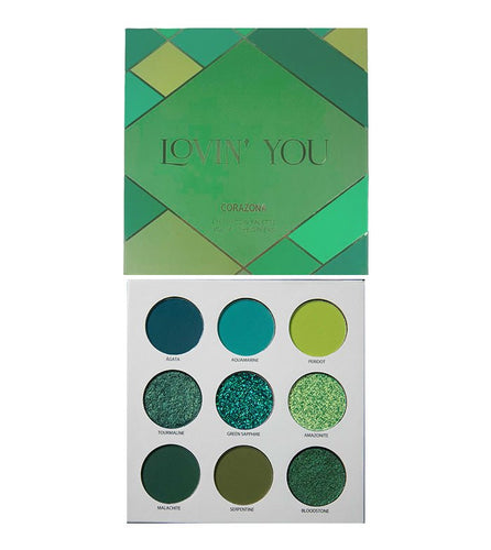 Lovin' You Eyeshadow Palette - Vol. 4 The Greens - CorazonaBeauty