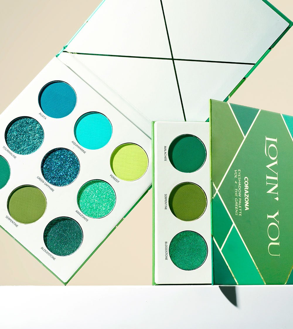 Lovin' You Eyeshadow Palette - Vol. 4 The Greens - CorazonaBeauty