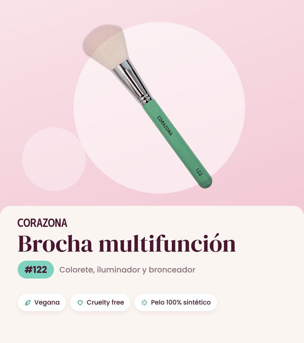 Multi-Purpose Brush #122 - CorazonaBeauty