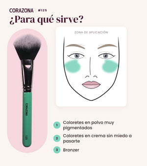 Multi-Purpose Brush #125 - CorazonaBeauty