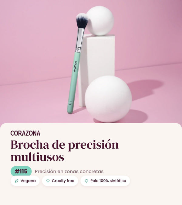 Multi-Purpose Precision Brush #115 - CorazonaBeauty