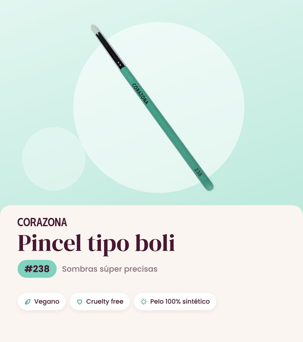 Pencil Brush #238 - CorazonaBeauty