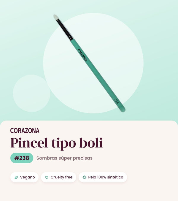 Pencil Brush #238 - CorazonaBeauty