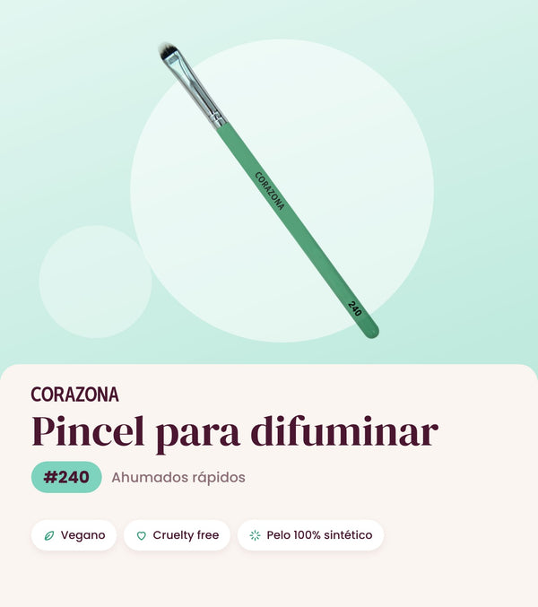 Pincel para difuminar #240 CORAZONA - infografía portada
