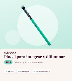 Pincel para integrar y difuminar #110 CORAZONA - infografía portada