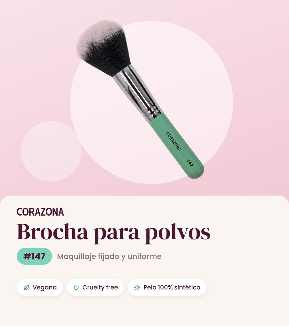 Brocha para polvos #147 CORAZONA - imagen 1