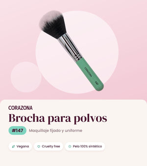 Powder Brush #147 - CorazonaBeauty