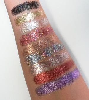 Pressed glitter palette Lovin' Christmas 2.0 - CorazonaBeauty