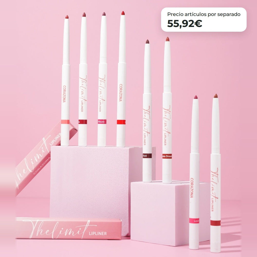 The Limit Lip Liner Full Set – 8 Shades - CorazonaBeauty