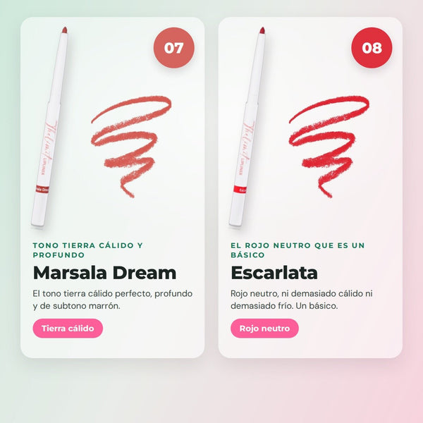 The Limit Lip Liner Full Set – 8 Shades - CorazonaBeauty